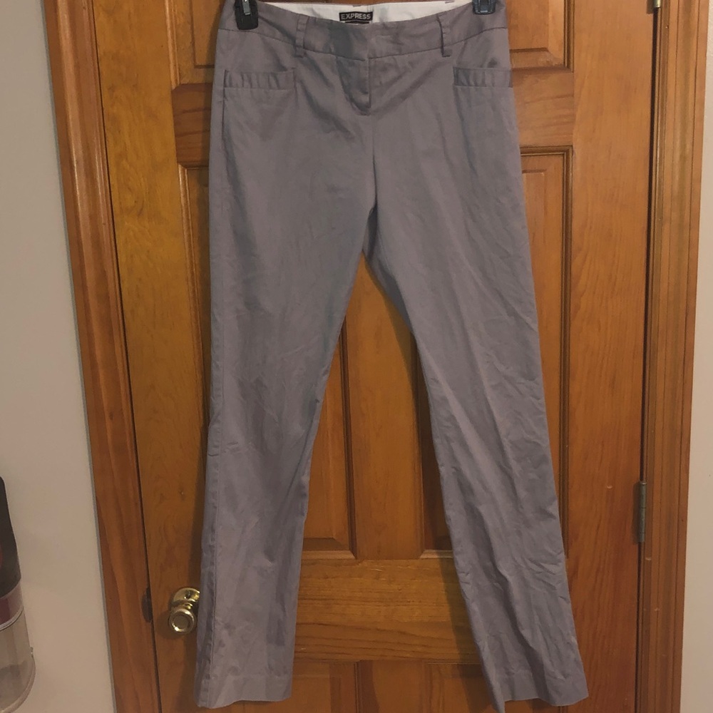 Express Light Gray Women's Dress Pants